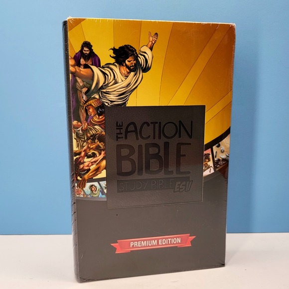 Action Bible Study Bible ESV Preteen Teen Bible Premium Ed Illustrated NEW - Picture 5 of 5